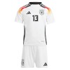 Maillot de Supporter Allemagne Muller 13 Domicile Euro 2024 Pour Enfant